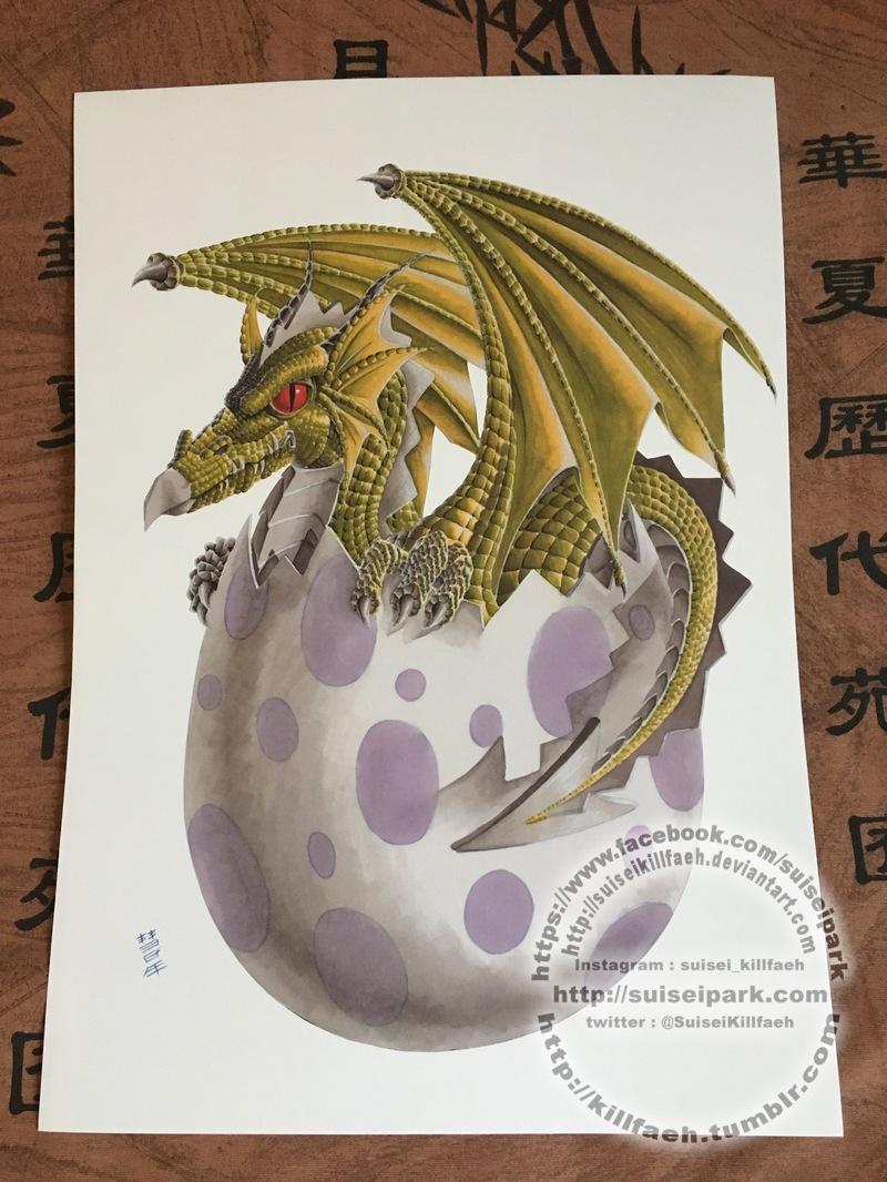 Baby dragon - Poster photo