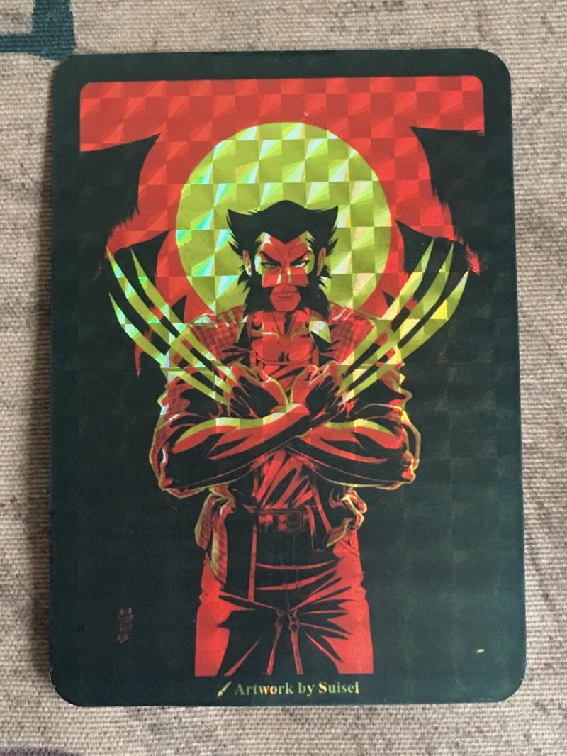 Wolverine (gold holo pattern) - Holocard - Squares photo
