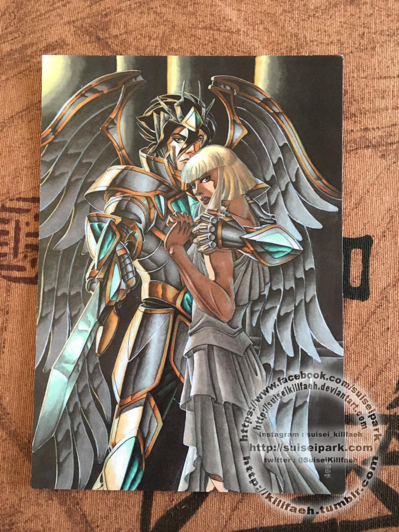 Titan and Pallas - Postal card photo