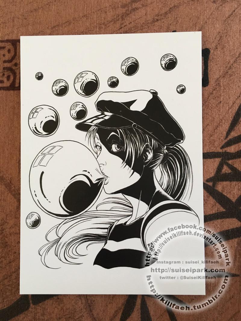 Léna - Postal card photo