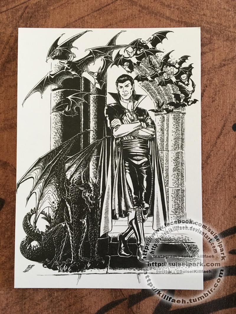 Vampire's lair - Postal card photo
