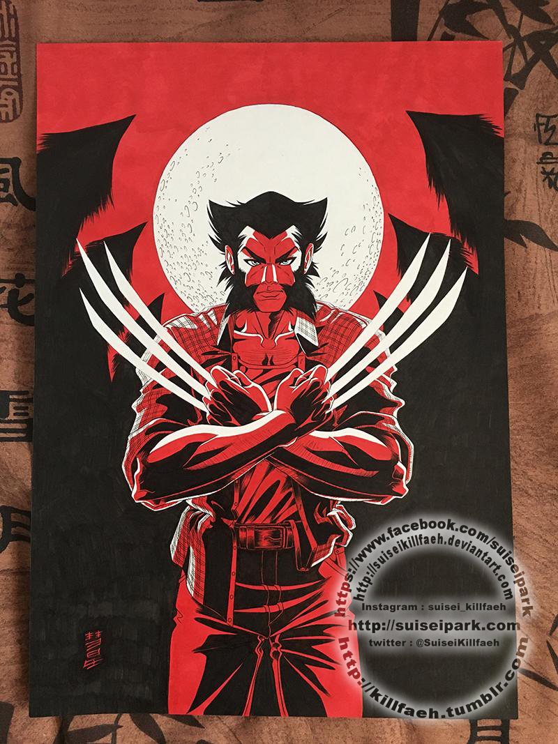 Wolverine - Original illustration photo