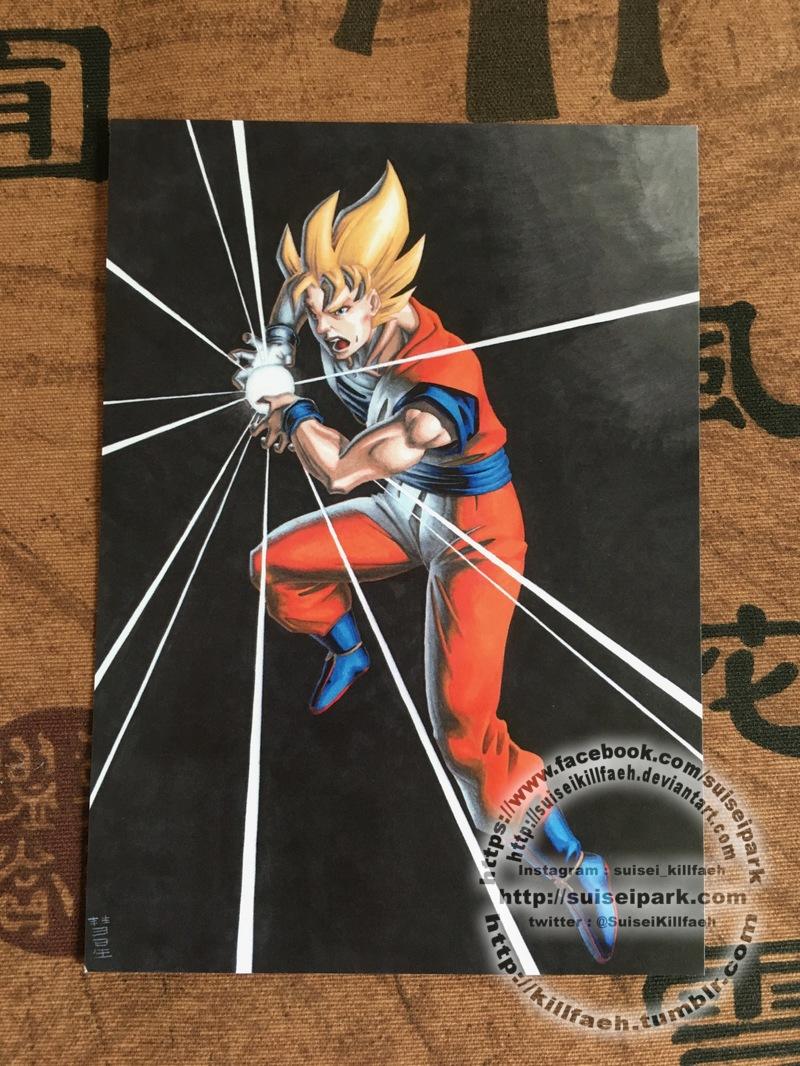 Son Goku - Postal Card photo
